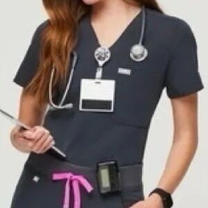 New FIGS Catarina scrub top Night Sky XXS